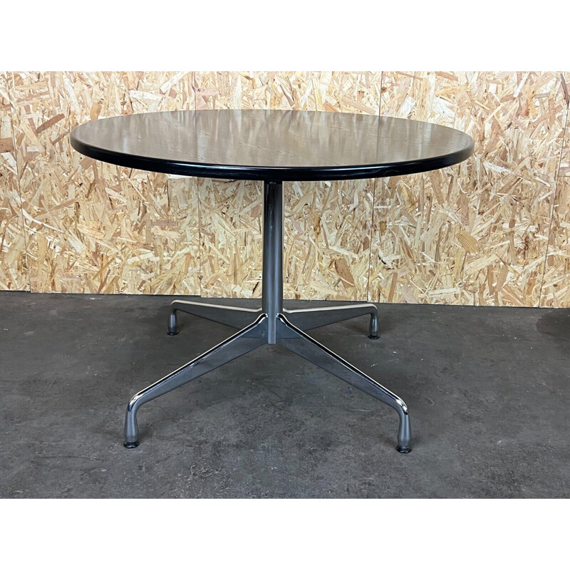 Vintage black chrome segmented table by Charles & Ray Eames for Vitra, 1990s