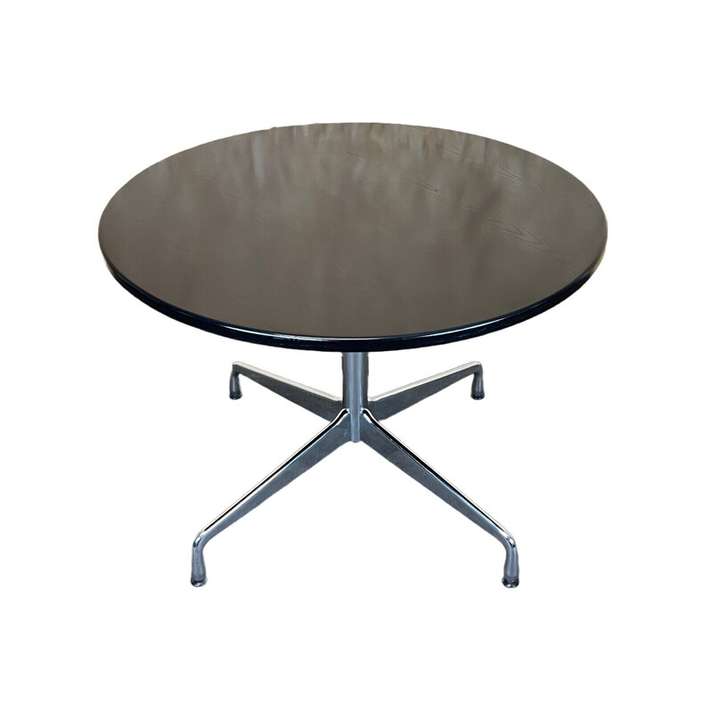 Vintage black chrome segmented table by Charles & Ray Eames for Vitra, 1990s