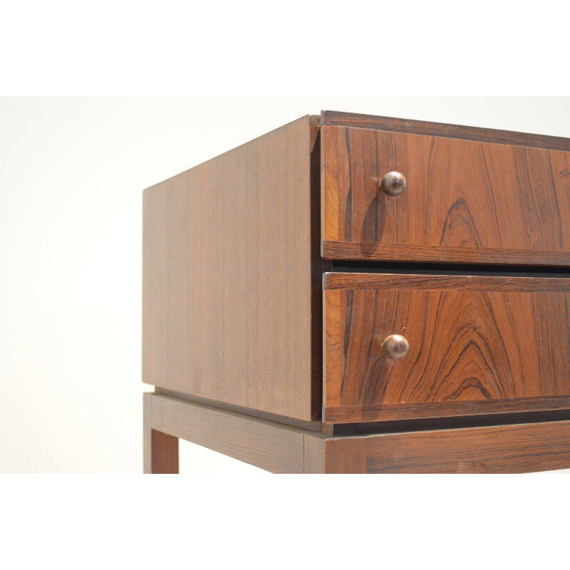 Danish sideboard in rosewood with 6 drawers - 1960s