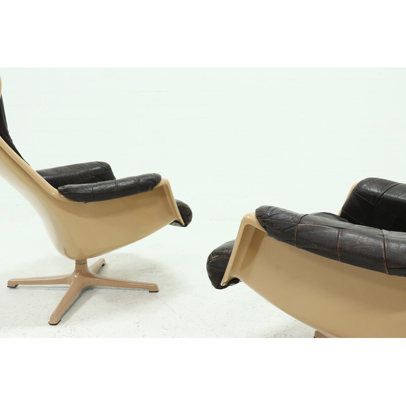 Cadeira de braços Vintage Galaxy de Alf Svensson para Dux, 1968