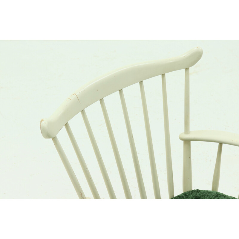 Vintage lacquered rocking chair model 181 by Farstrup Mobler, Denmark 1960s