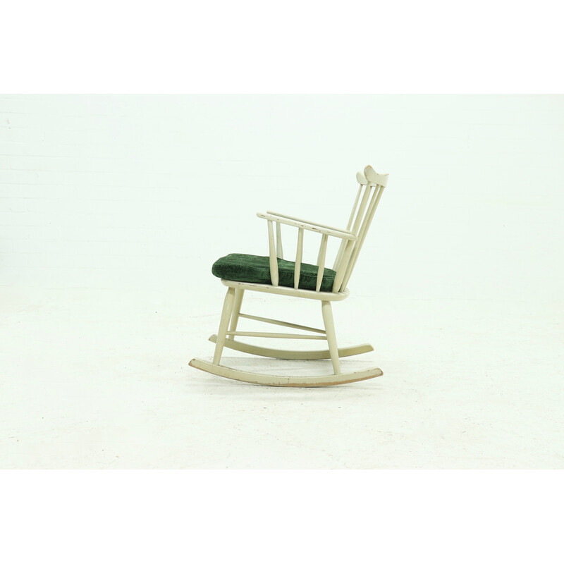 Vintage lacquered rocking chair model 181 by Farstrup Mobler, Denmark 1960s