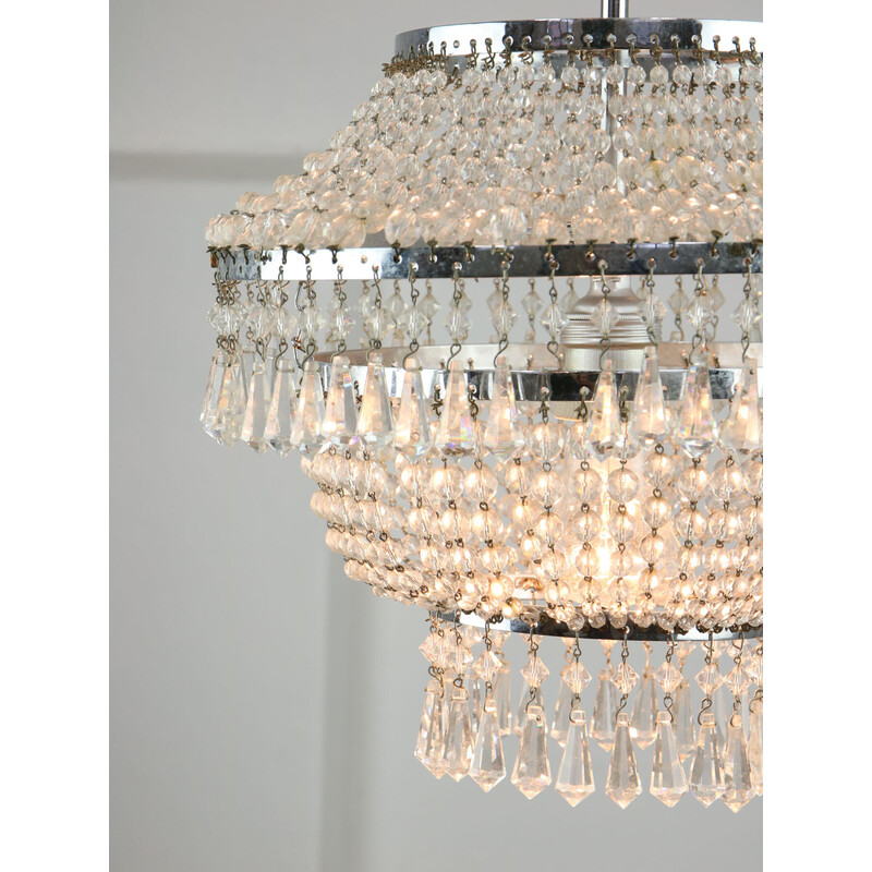 Vintage viennese crystal chandelier