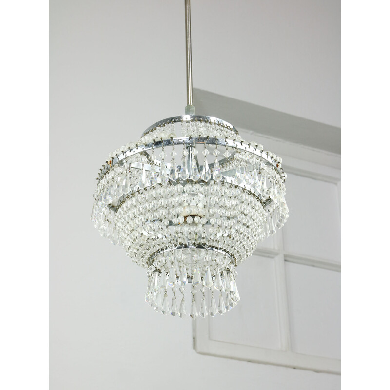 Vintage viennese crystal chandelier