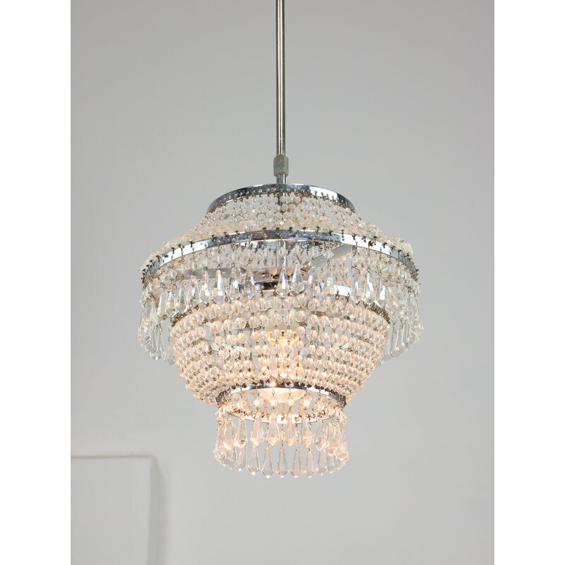 Vintage viennese crystal chandelier