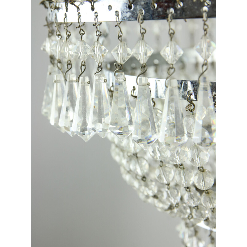 Vintage viennese crystal chandelier