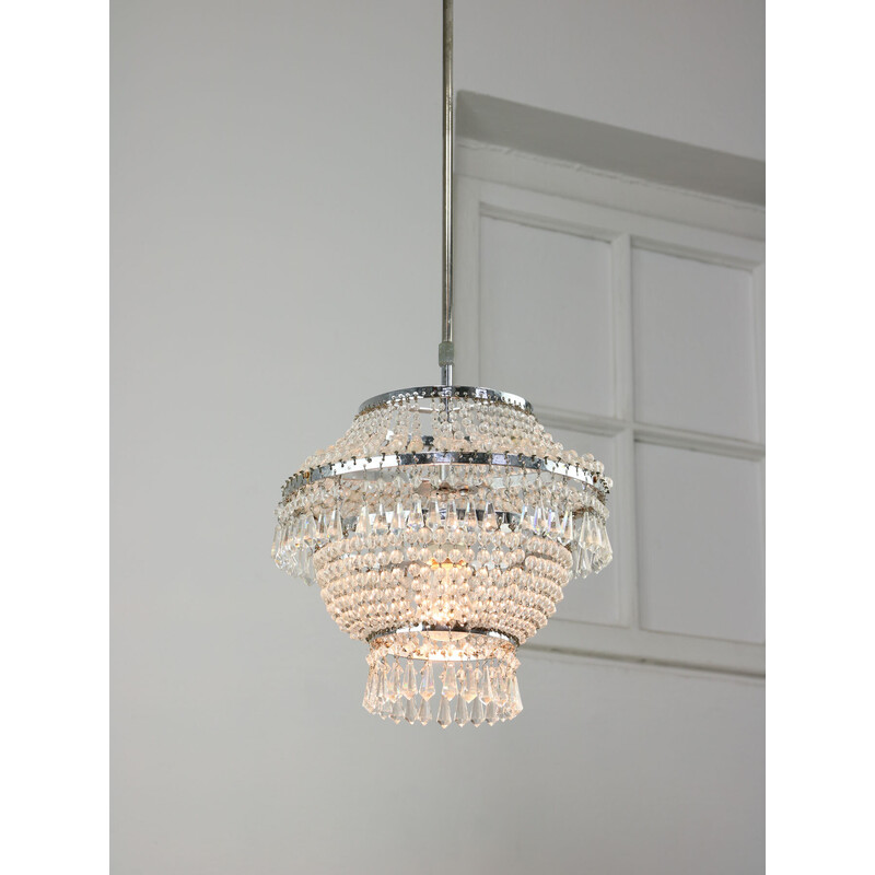 Vintage viennese crystal chandelier