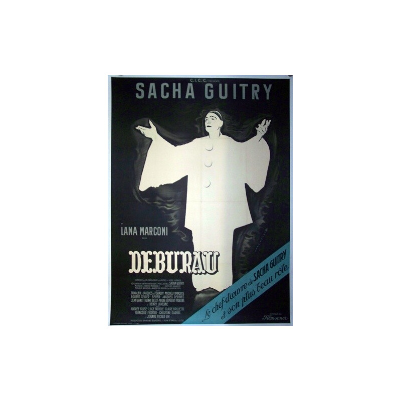 Movie poster "Debureau" - 1950