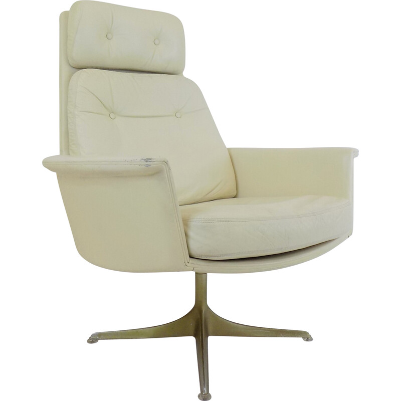 Vintage Cor Sedia leather armchair by Horst Brüning