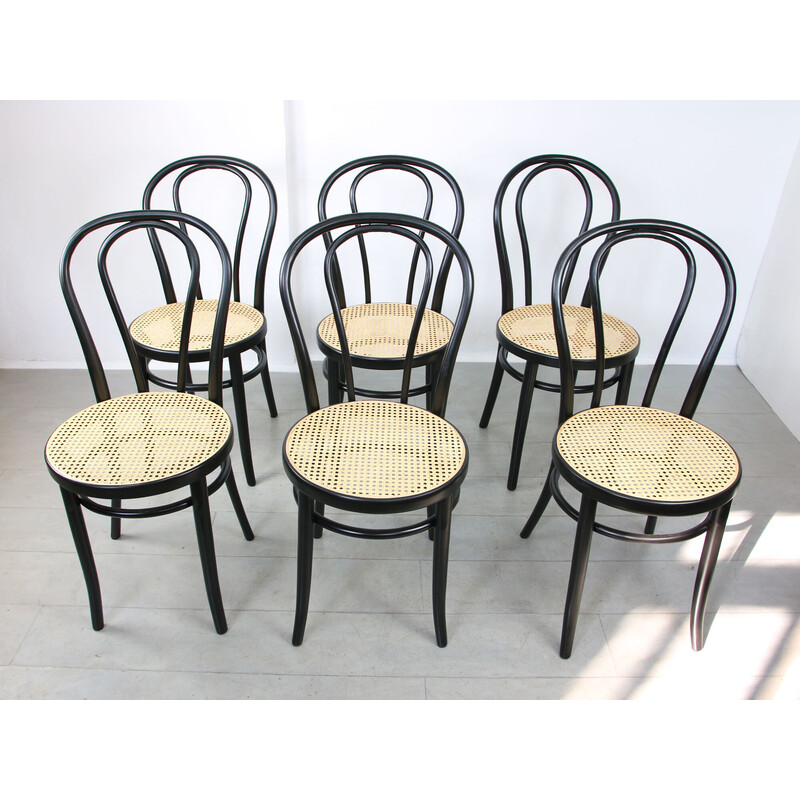 Pair of vintage No. 18 dining chairs by Michael Thonet