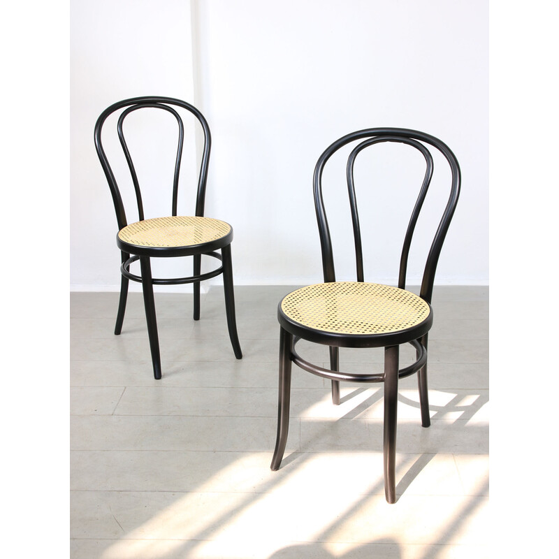 Pair of vintage No. 18 dining chairs by Michael Thonet