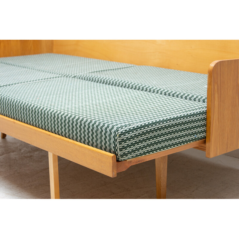 Mid century folding sofa by Interier Praha, Czechoslovakia 1960s