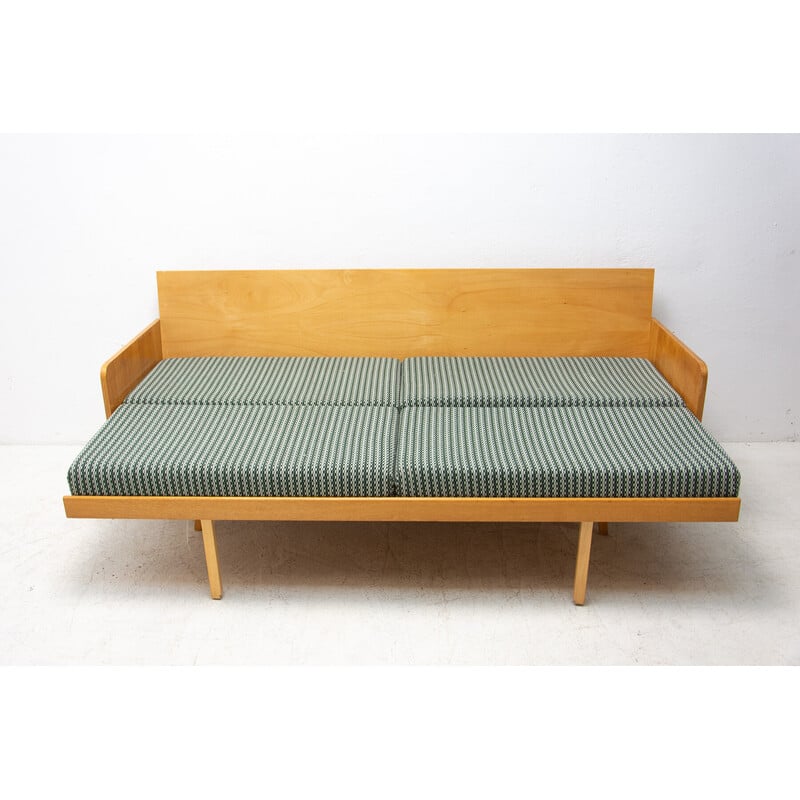 Mid century folding sofa by Interier Praha, Czechoslovakia 1960s