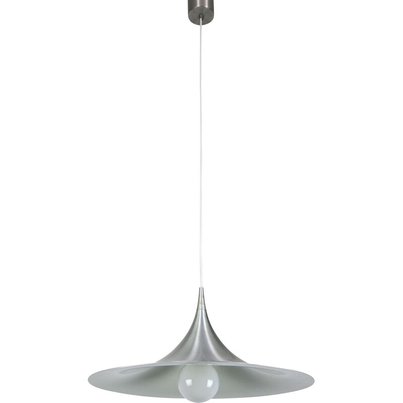 Vintage zilveren hanglamp van Claus Bonderup