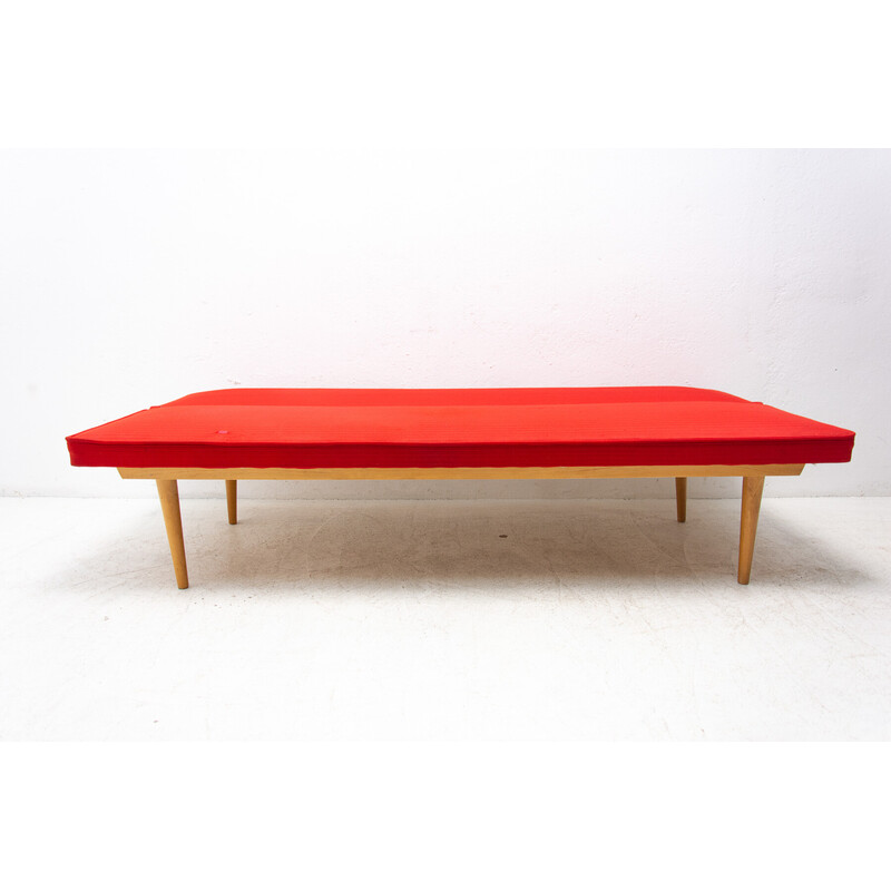 Mid century folding daybed by Miroslav Navrátil, Czechoslovakia 1960s