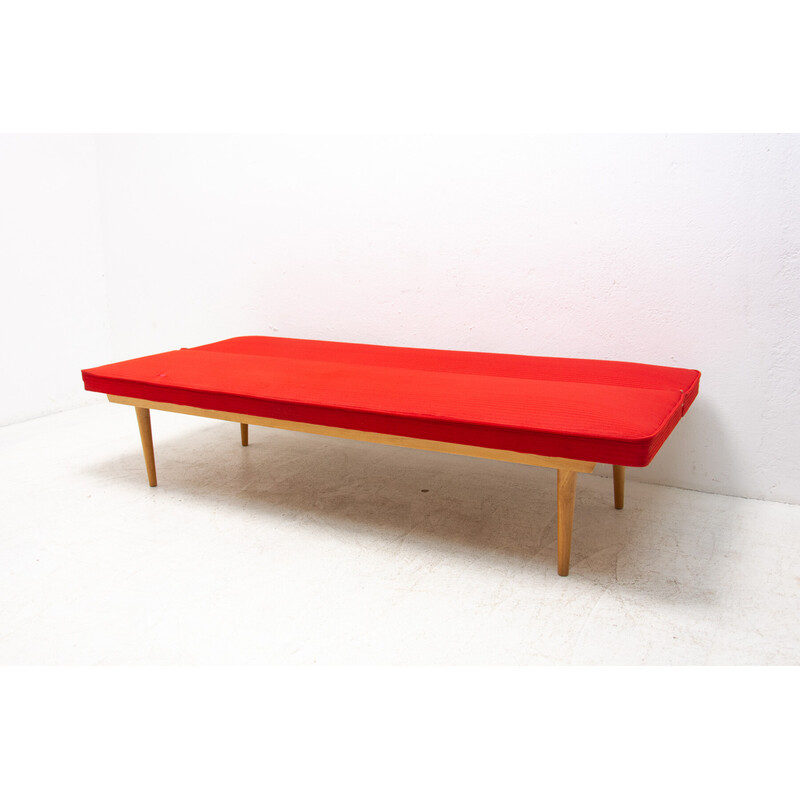 Mid century folding daybed by Miroslav Navrátil, Czechoslovakia 1960s