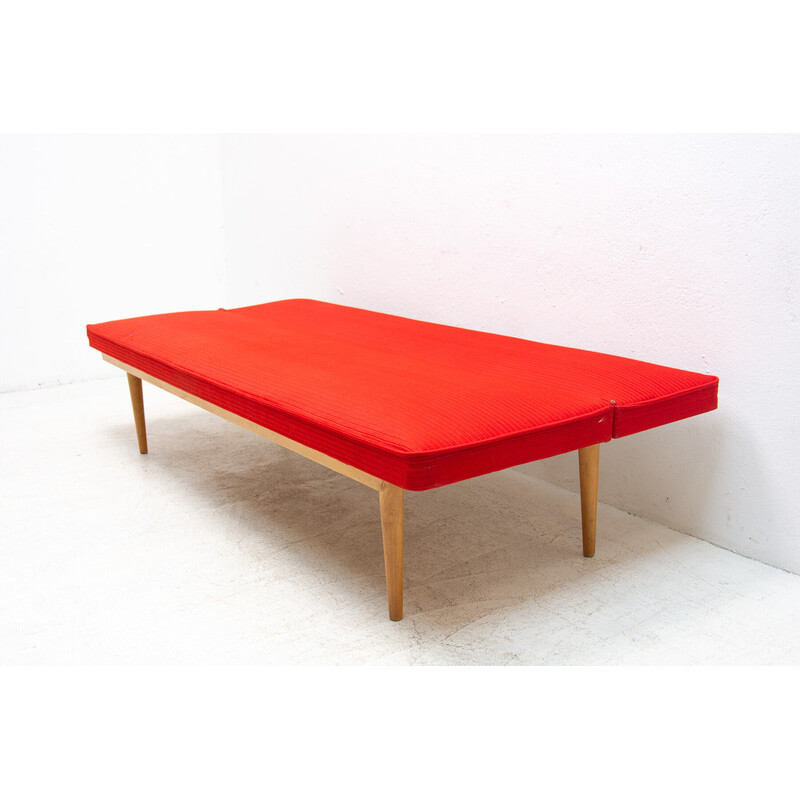 Mid century folding daybed by Miroslav Navrátil, Czechoslovakia 1960s