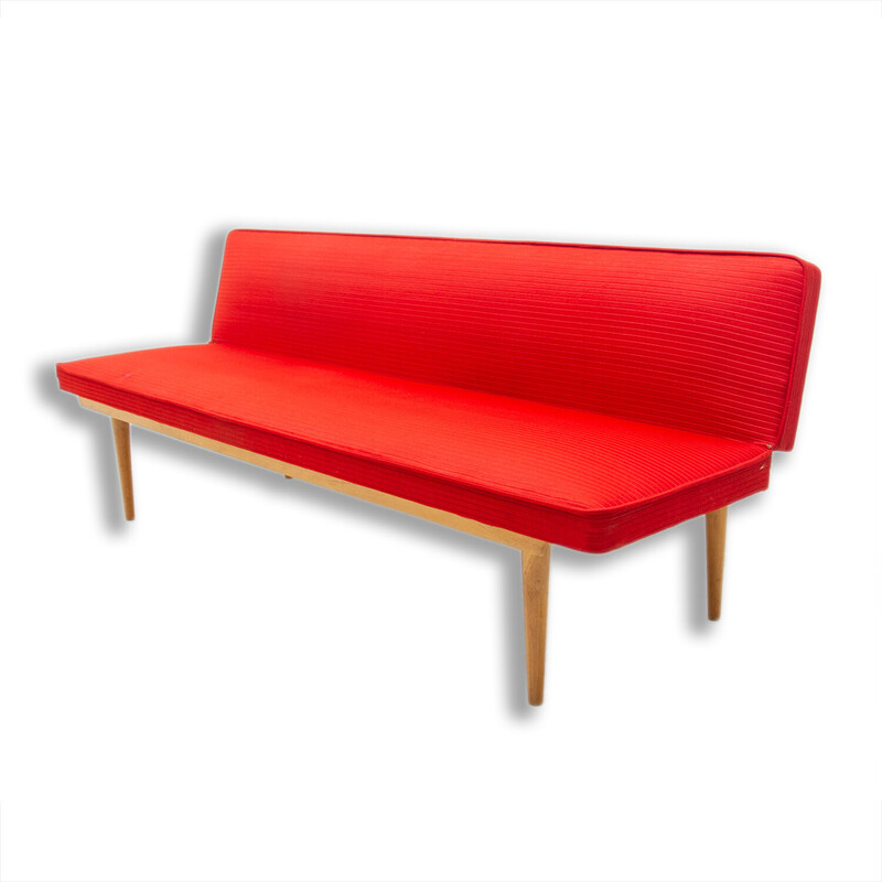 Mid century folding daybed by Miroslav Navrátil, Czechoslovakia 1960s