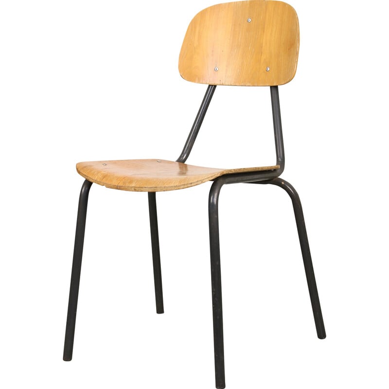Vintage plywood school chair