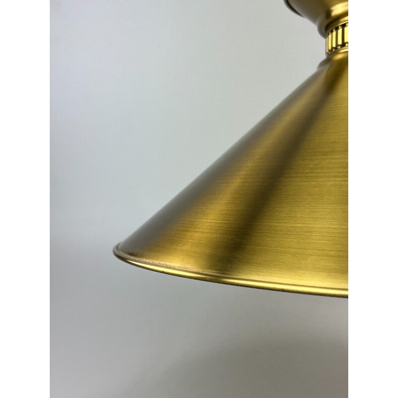 Vintage brass pendant lamp by Hugo Frandsen for Fransen, Denmark 1960-1970s