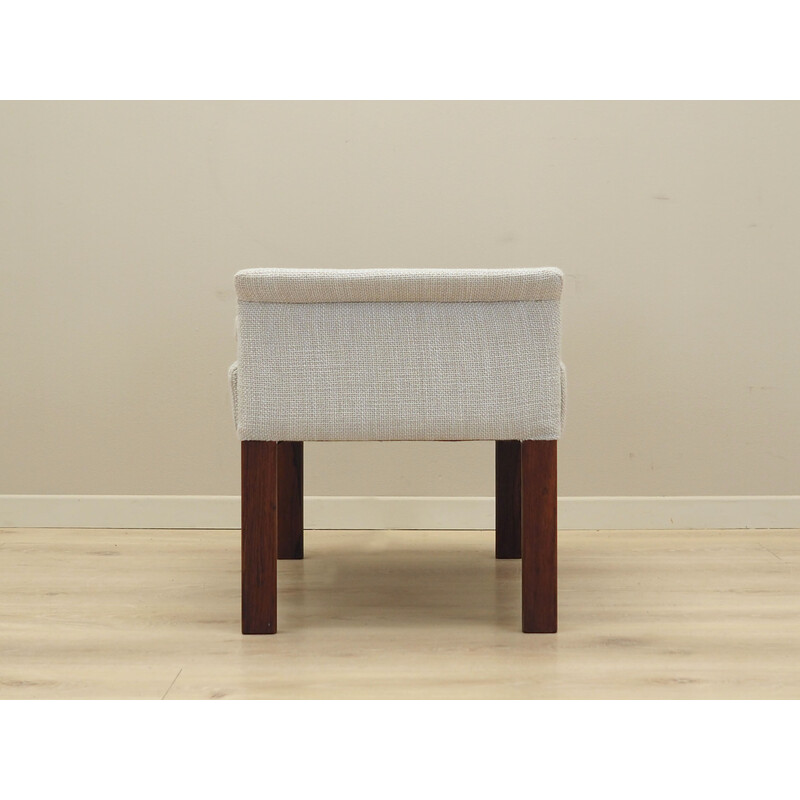 Vintage rosewood footrest with upholstery by Hans Olsen for Vatne Møbler, 1960s