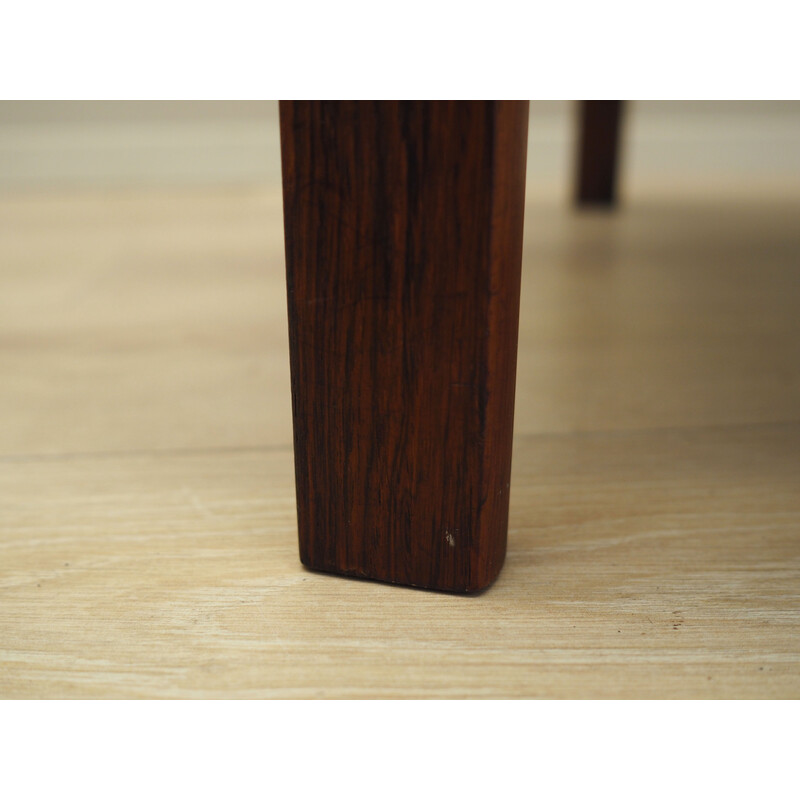 Vintage rosewood footrest with upholstery by Hans Olsen for Vatne Møbler, 1960s