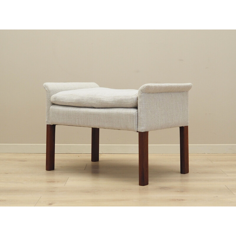 Vintage rosewood footrest with upholstery by Hans Olsen for Vatne Møbler, 1960s