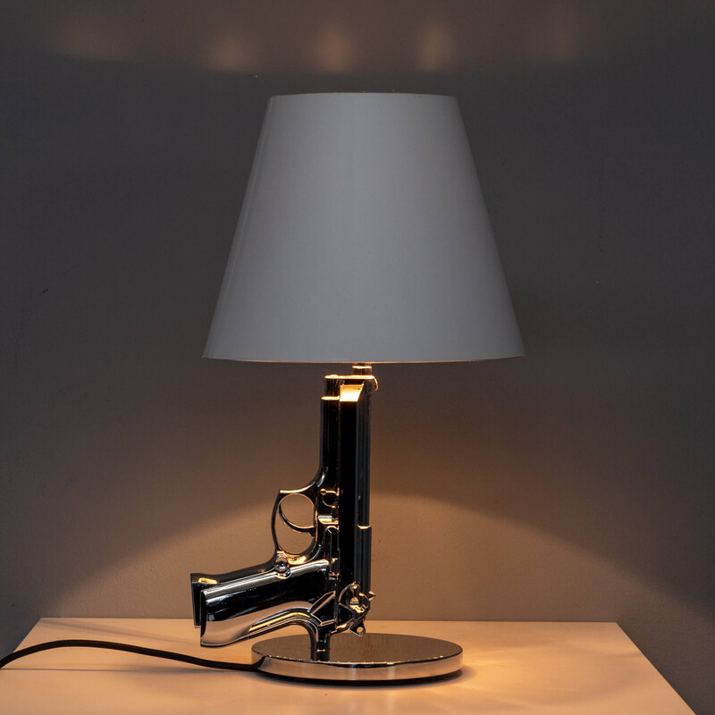 Vintage "gun" table lamp by Philippe Starck for Flos
