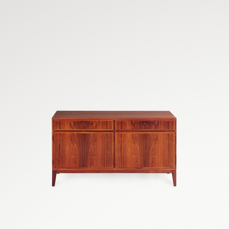 Vintage rosewood sideboard by Omann Junior, Denmark 1960s