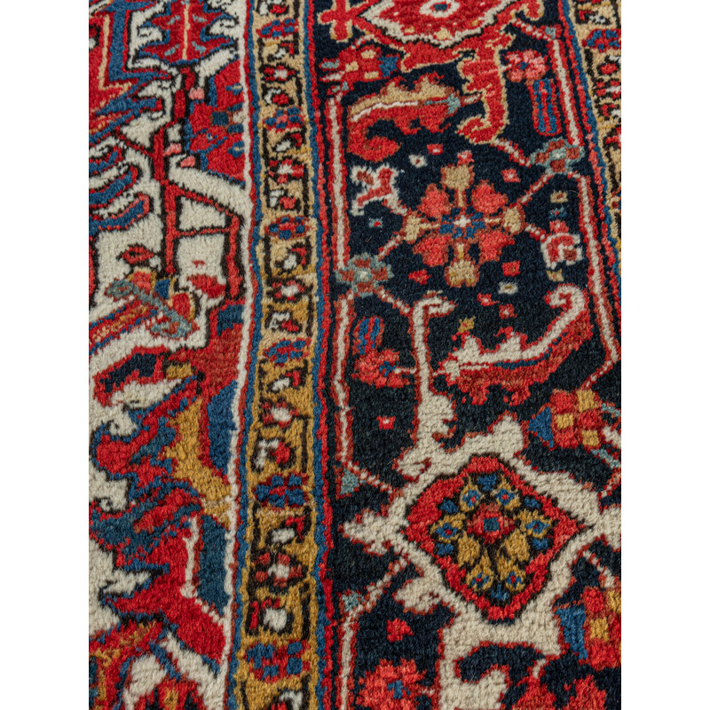 Vintage wool Heriz rug, 1960s