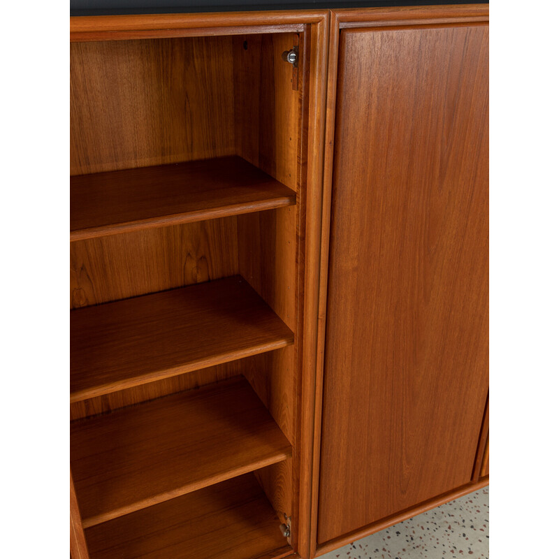 Vintage teak display cabinet by Heinrich Riestenpatt, Germany 1960s