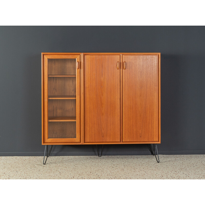 Vintage teak display cabinet by Heinrich Riestenpatt, Germany 1960s