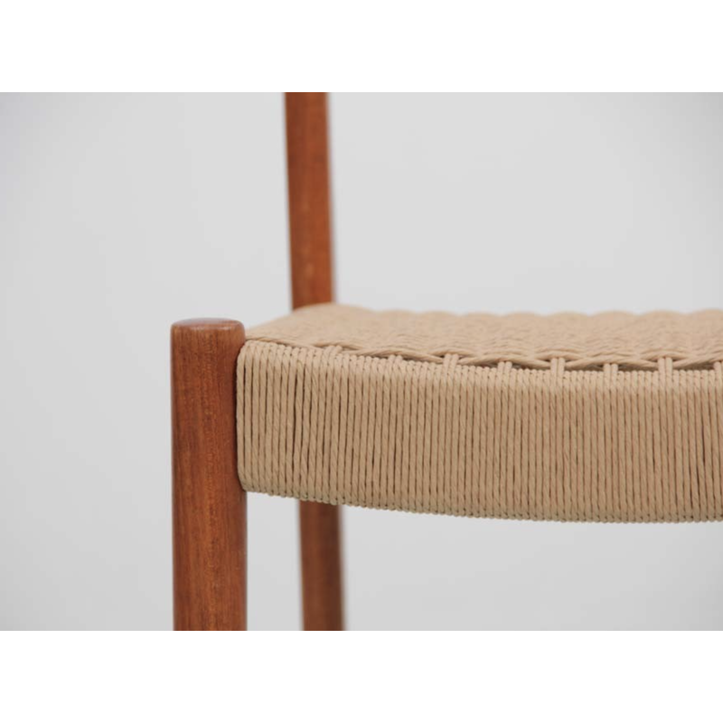 Set van 6 vintage teakhouten stoelen van Cees Braakman