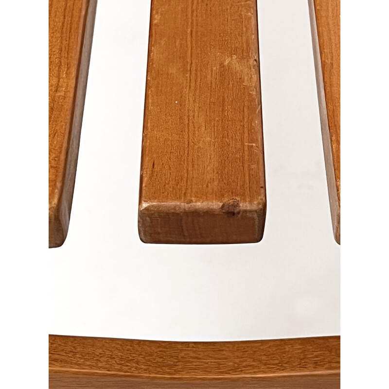 Banc vintage en bois par Gio Ponti pour Fratelli Reguitti, 1950