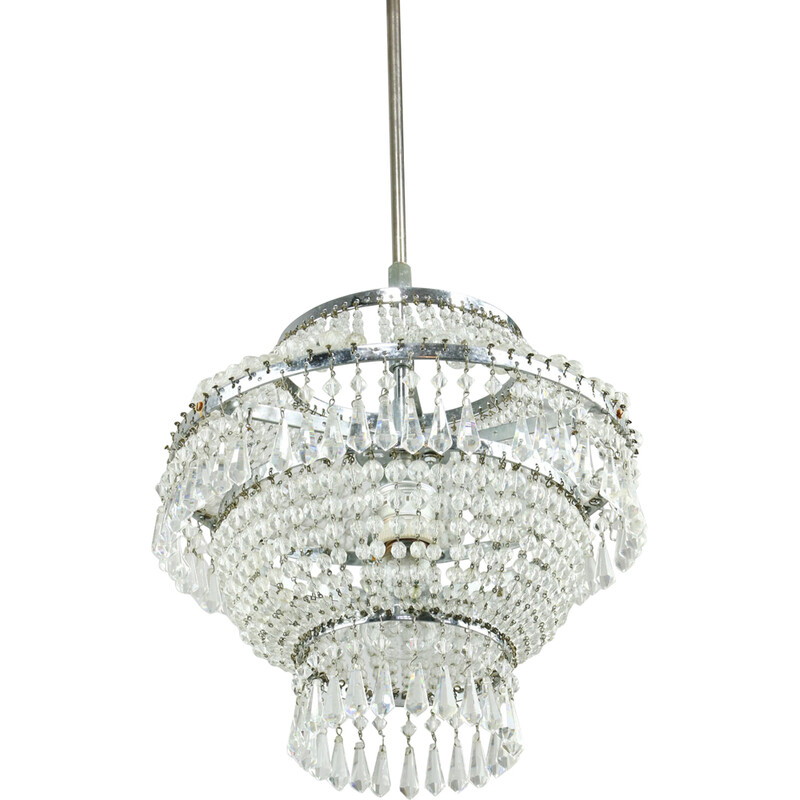 Vintage viennese crystal chandelier