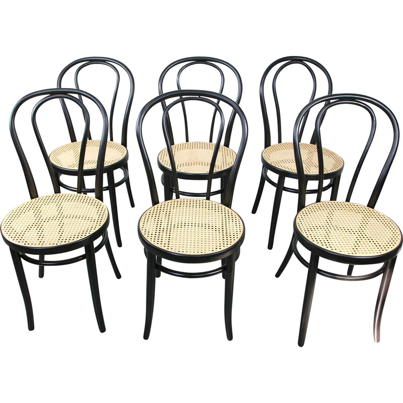 Pair of vintage No. 18 dining chairs by Michael Thonet