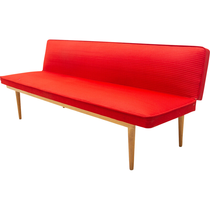 Mid century folding daybed by Miroslav Navrátil, Czechoslovakia 1960s