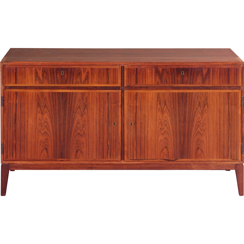 Vintage rosewood sideboard by Omann Junior, Denmark 1960s