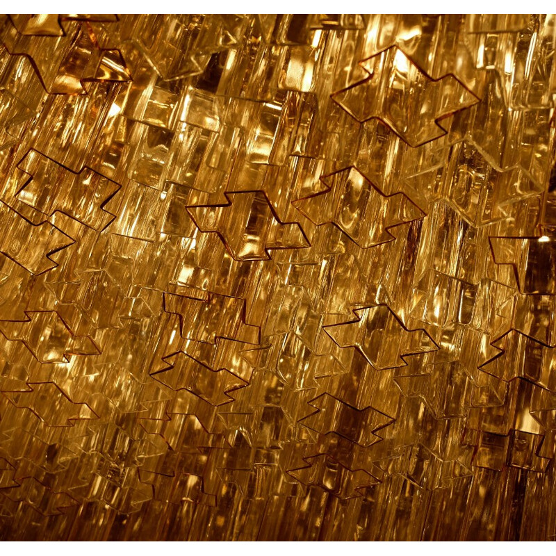 Big Murano glass chandelier - 1970s