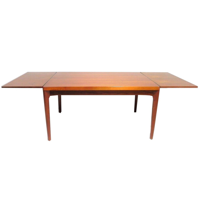 Danish extendable dining table in teak, Henning KJAERNULF - 1960s