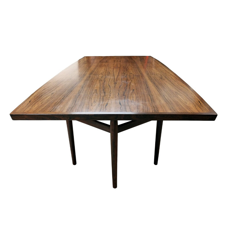 Big dining table in rosewood Arne Vodder - 1960s