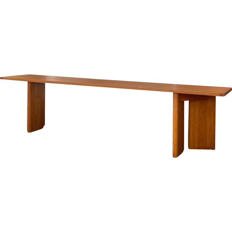 Banc vintage scandinave en teck, 1970