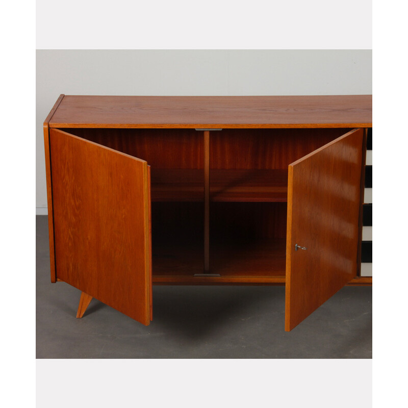 Vintage U-460 oakwood sideboard by Jiri Jiroutek for Interier Praha, Czech Republic 1960s