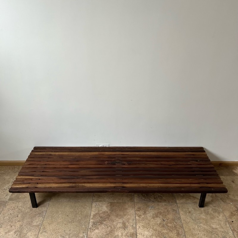 Mid-century "Cansado" coffee table by Charlotte Perriand for Steph Simon, France 1950s