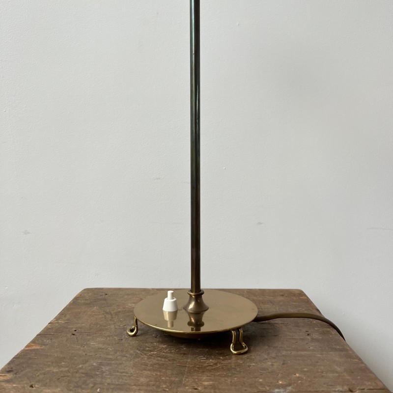 Candeeiro de mesa Vintage 2552 latão por Josef Frank para Firma Svenskt Tenn, Suécia 1938s
