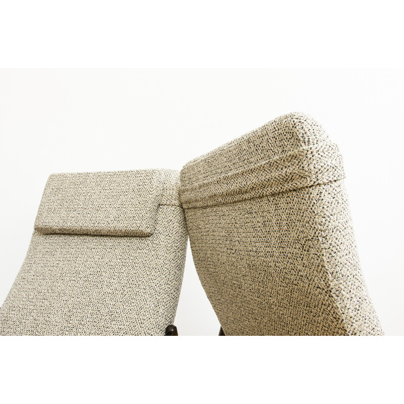 Pair of vintage Gfm-64 armchairs by Edmund Homa for Gfm, 1960s