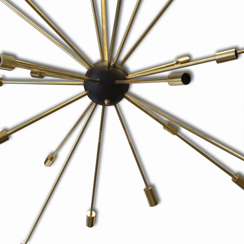 Large Sputnik chandelier with 24 lights - 1960s