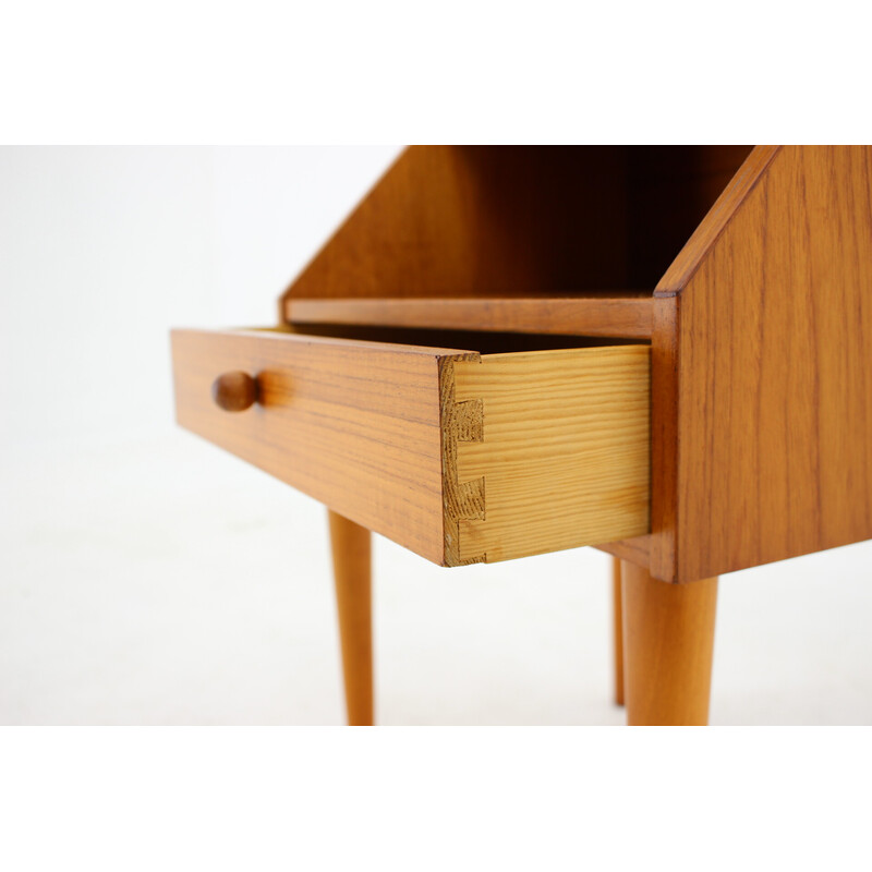 Vintage teak night stand, Denmark 1960s