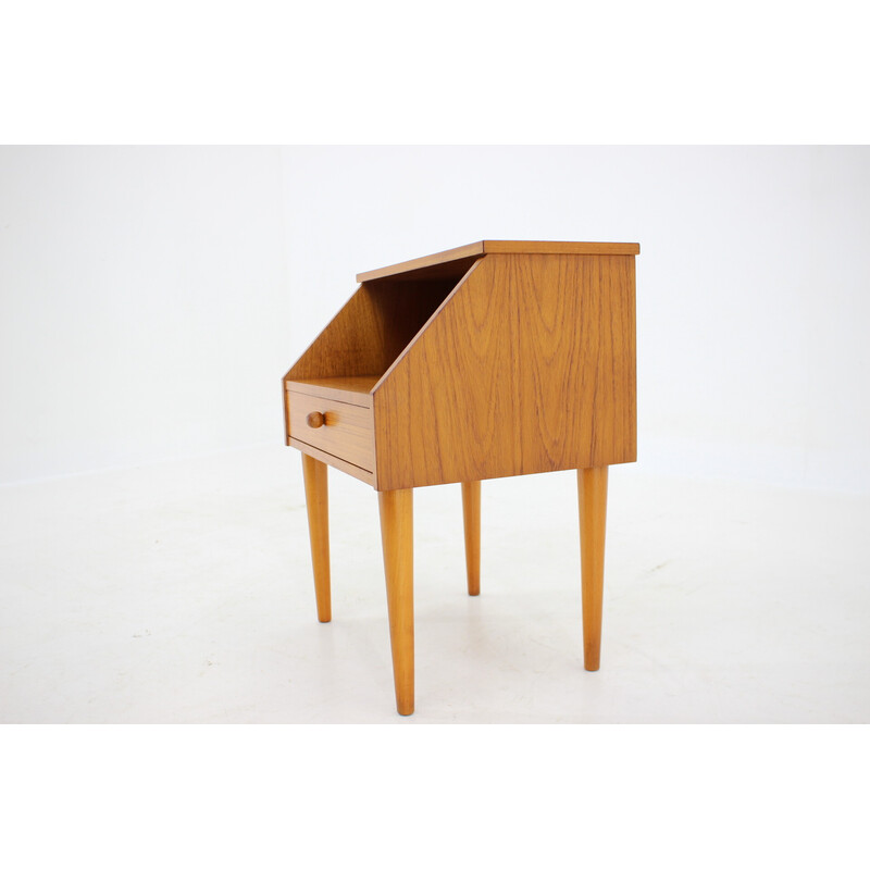 Vintage teak night stand, Denmark 1960s