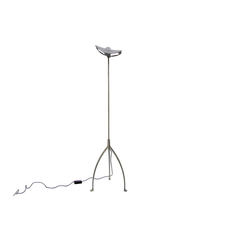 Lámpara de pie trípode vintage de Lucitalia, años 80